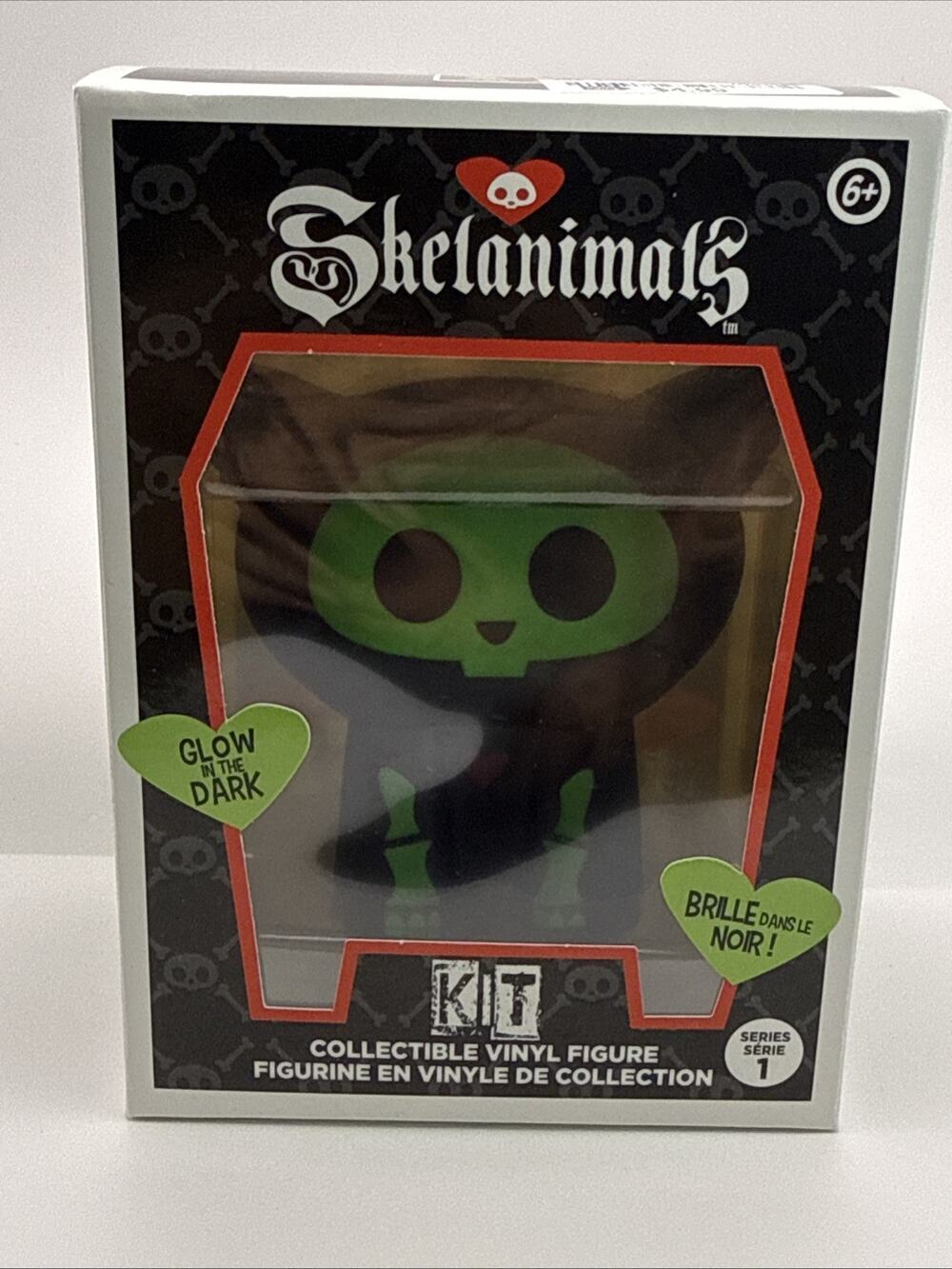 Skelanimals Kit Vinyl Figure Glow in the Dark Series 1 Collectible 2008